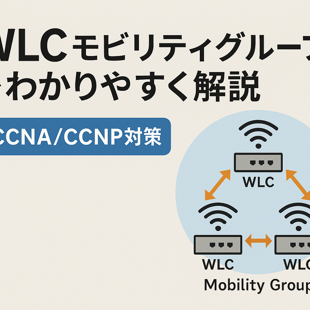 WLCモビリティグループとは？仕組み・設定・試験ポイントをわかりやすく解説